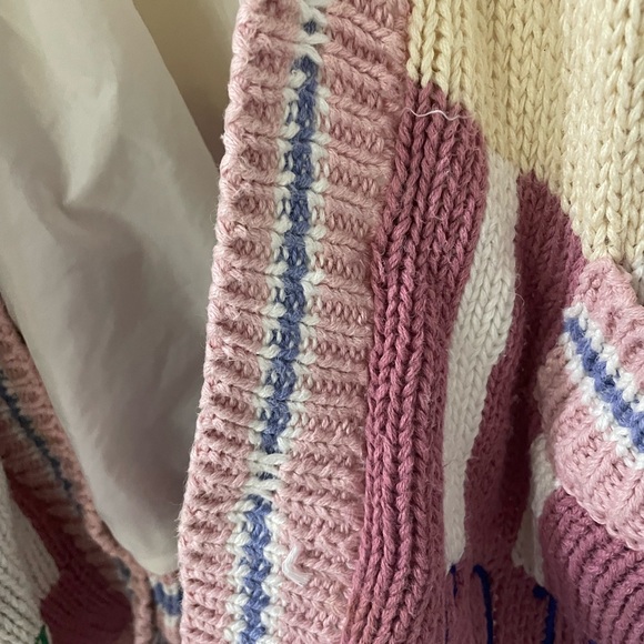 Absolutely NO! Jeans Pink Knit Cardigan - Picture 3 of 9